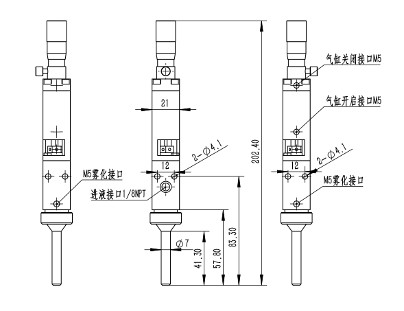 小面积雾化阀   GE6712D/CY6712E/CY6712F